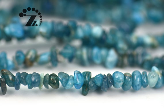 Blue Apatite Chips Beads,freeform,irregular Beads,genuine,natural,diy Beads,gesmtoen,4-6mm 6-10mm For Choice,35" Full Strand