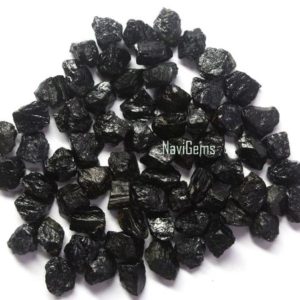 Shop Black Tourmaline Beads! AAA Quality 50 Piece Natural Black Tourmaline Rough, Rough Gemstone,Making Jewelry,6-8 mm ,Loose Gemstone, Gift For Her, Wholesale Price | Natural genuine beads Black Tourmaline beads for beading and jewelry making.  #jewelry #beads #beadedjewelry #diyjewelry #jewelrymaking #beadstore #beading #affiliate #ad