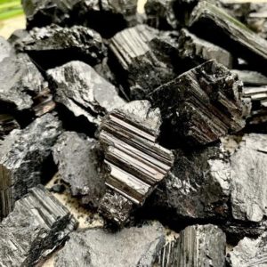 Shop Raw & Rough Tourmaline Stones! Black Tourmaline Rough | Natural genuine stones & crystals in various shapes & sizes. Buy raw cut, tumbled, or polished gemstones for making jewelry or crystal healing energy vibration raising reiki stones. #crystals #gemstones #crystalhealing #crystalsandgemstones #energyhealing #affiliate #ad