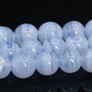 Shop Blue Lace Agate Beads! 5MM Blue Lace Agate Beads Brazil Grade AA+ Genuine Natural Gemstone Round Loose Beads 16" Bulk Lot Options (109199) | Natural genuine beads Blue Lace Agate beads for beading and jewelry making.  #jewelry #beads #beadedjewelry #diyjewelry #jewelrymaking #beadstore #beading #affiliate #ad
