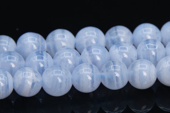 5mm Blue Lace Agate Beads Brazil Grade Aa+ Genuine Natural Gemstone Round Loose Beads 16" Bulk Lot Options (109199)