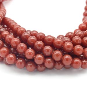 Shop Carnelian Beads! Carnelian Beads | Red Agate Beads |  4mm 6mm 8mm 10mm 12mm | Smooth Gemstone Beads | Beads by the Strand | Natural genuine beads Carnelian beads for beading and jewelry making.  #jewelry #beads #beadedjewelry #diyjewelry #jewelrymaking #beadstore #beading #affiliate #ad