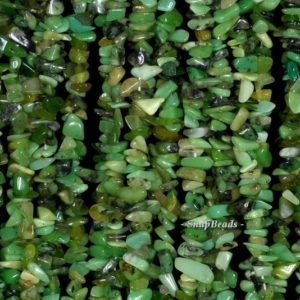 Shop Chrysoprase Chip & Nugget Beads! 6x3mm-4x2mm Chrysoprase Gemstone Green Pebble Chips Loose Beads 15.5 inch Full Strand (90188750-83) | Natural genuine chip Chrysoprase beads for beading and jewelry making.  #jewelry #beads #beadedjewelry #diyjewelry #jewelrymaking #beadstore #beading #affiliate #ad