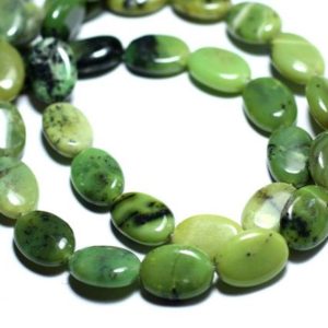 Shop Chrysoprase Bead Shapes! 2PC – stone – Chrysoprase oval 14x10mm – 8741140007697 beads | Natural genuine other-shape Chrysoprase beads for beading and jewelry making.  #jewelry #beads #beadedjewelry #diyjewelry #jewelrymaking #beadstore #beading #affiliate #ad