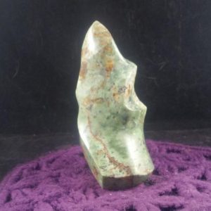 Shop Chrysoprase Shapes! Chrysoprase Flame Polished Crystal Carved Stones Crystals Unique green carving | Natural genuine stones & crystals in various shapes & sizes. Buy raw cut, tumbled, or polished gemstones for making jewelry or crystal healing energy vibration raising reiki stones. #crystals #gemstones #crystalhealing #crystalsandgemstones #energyhealing #affiliate #ad