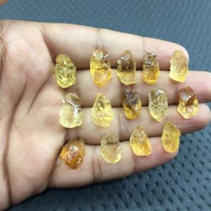 Shop Citrine Stones & Crystals! 10  Pieces Citrine Raw Size 8×14-9×16 MM Natural Citrine Cluster Raw,Uneven shape Loose citrine Rough Gemstone Jewelry Making Raw Citrine | Natural genuine stones & crystals in various shapes & sizes. Buy raw cut, tumbled, or polished gemstones for making jewelry or crystal healing energy vibration raising reiki stones. #crystals #gemstones #crystalhealing #crystalsandgemstones #energyhealing #affiliate #ad
