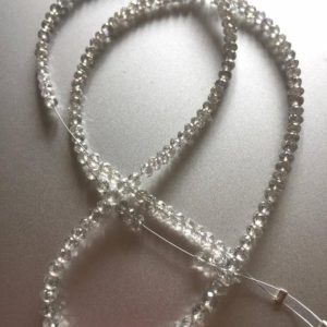 All 3mm Rare Beautiful Natural Clear White Diamond Faceted Beads, Sparkling White Diamond Beads, OOAK Diamond Beads, DDS506 | Natural genuine faceted Diamond beads for beading and jewelry making.  #jewelry #beads #beadedjewelry #diyjewelry #jewelrymaking #beadstore #beading #affiliate #ad
