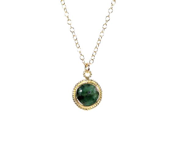 Emerald Necklace, May Birthstone Jewelry, African Emerald Pendant, Green Emerald Jewelry, Green Crystal Necklace, Healing Stone Pendant