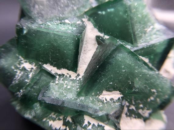 Large Green Fluorite Cluster Fluorite Cubes Raw Cubic Fluorite Crystal Mineral Specimen Display Gfm03