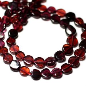 10pc – stone beads – Garnet 5-6mm – 8741140011847 pucks | Natural genuine beads Array beads for beading and jewelry making.  #jewelry #beads #beadedjewelry #diyjewelry #jewelrymaking #beadstore #beading #affiliate #ad