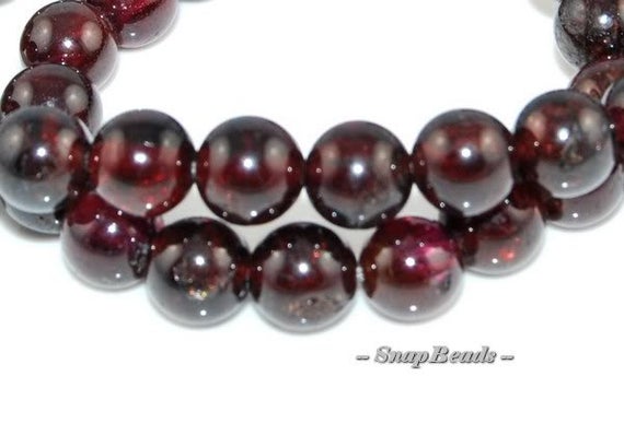 4mm Sangria Red Garnet Gemstone Round 4mm Loose Beads 15.5 Inch Full Strand (90166312-149)