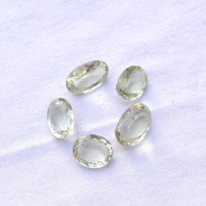 Shop Green Amethyst Stones & Crystals! Faceted Green Amethyst, Green Amethyst Gems For Jewelry, Oval Shape Amethyst Loose Gemstone, 5 Pcs Lot, 11.5×16.5 – 14x19mm #AR9502 | Natural genuine stones & crystals in various shapes & sizes. Buy raw cut, tumbled, or polished gemstones for making jewelry or crystal healing energy vibration raising reiki stones. #crystals #gemstones #crystalhealing #crystalsandgemstones #energyhealing #affiliate #ad