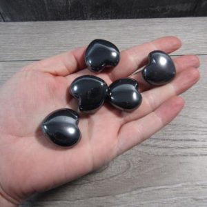 Shop Hematite Stones & Crystals! Hematite Puffy 25 mm Heart K290 | Natural genuine stones & crystals in various shapes & sizes. Buy raw cut, tumbled, or polished gemstones for making jewelry or crystal healing energy vibration raising reiki stones. #crystals #gemstones #crystalhealing #crystalsandgemstones #energyhealing #affiliate #ad