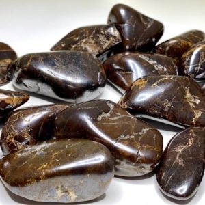 Hematite Tumbled Stones | Natural genuine stones & crystals in various shapes & sizes. Buy raw cut, tumbled, or polished gemstones for making jewelry or crystal healing energy vibration raising reiki stones. #crystals #gemstones #crystalhealing #crystalsandgemstones #energyhealing #affiliate #ad