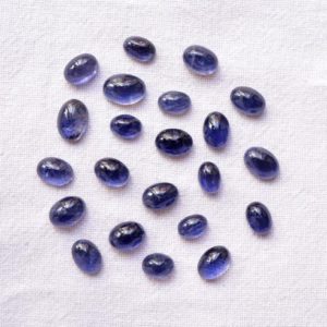 Shop Iolite Cabochons! Natural Iolite Cabochons Gemstone, Iolite Loose Gemstone, Iolite Oval Shape Gemstone, Flat Back Iolite, 10 Pcs Lot, 5x7mm – 6.5x9mm #PP9405 | Natural genuine stones & crystals in various shapes & sizes. Buy raw cut, tumbled, or polished gemstones for making jewelry or crystal healing energy vibration raising reiki stones. #crystals #gemstones #crystalhealing #crystalsandgemstones #energyhealing #affiliate #ad