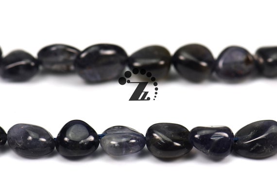 Iolite,15" Full Strand Natural Iolite Beads,pebble Nugget Beads,beautiful Beads, 5-8mm