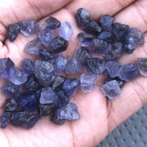 Shop Raw & Rough Iolite Stones! 25 Piece Premium Iolite Rough Size 10-12 MM Raw Untreated Gemstone Raw Genuine Iolite Raw Dainty Blue Iolite Rough Iolite Cordierite Rough | Natural genuine stones & crystals in various shapes & sizes. Buy raw cut, tumbled, or polished gemstones for making jewelry or crystal healing energy vibration raising reiki stones. #crystals #gemstones #crystalhealing #crystalsandgemstones #energyhealing #affiliate #ad