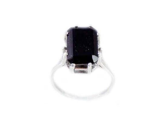 Dark Iolite Ring Vikings Talisman Norse Explorer Gem Ancient Medieval Amulet Dark Violet Gemstone Solar Navigate Aid Antique Gemstone #37543