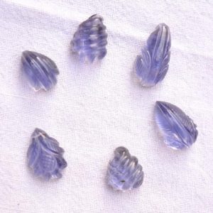 6 Pcs Lot, Iolite Gemstone Carving, Hand Carved, Gemstone Engraving, Mix Shape And Size Iolite Stone, 10x12mm – 9x18mm #AR9458 | Natural genuine stones & crystals in various shapes & sizes. Buy raw cut, tumbled, or polished gemstones for making jewelry or crystal healing energy vibration raising reiki stones. #crystals #gemstones #crystalhealing #crystalsandgemstones #energyhealing #affiliate #ad