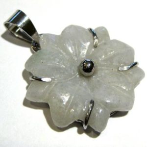 Shop Jade Pendants! flower  jade pendant silver 925% | Natural genuine Jade pendants. Buy crystal jewelry, handmade handcrafted artisan jewelry for women.  Unique handmade gift ideas. #jewelry #beadedpendants #beadedjewelry #gift #shopping #handmadejewelry #fashion #style #product #pendants #affiliate #ad