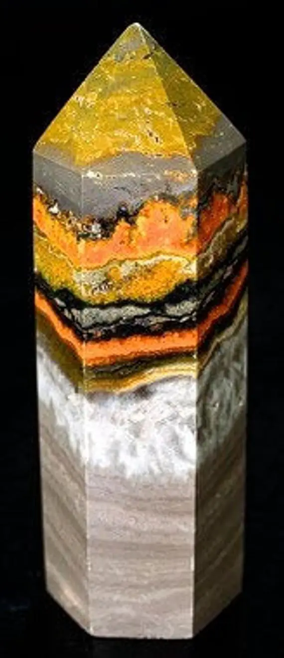 Bumble Bee Jasper / Bumblebee Jasper Tower Approximately 3.6" Weighs 122 Grams