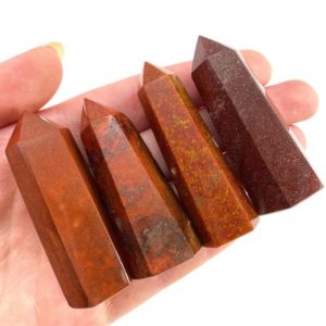 Red Jasper Point, red jasper tower, crystal point, red crystal, red jasper, jasper | Natural genuine stones & crystals in various shapes & sizes. Buy raw cut, tumbled, or polished gemstones for making jewelry or crystal healing energy vibration raising reiki stones. #crystals #gemstones #crystalhealing #crystalsandgemstones #energyhealing #affiliate #ad