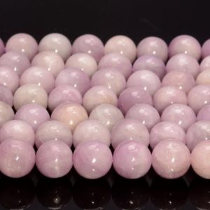 8mm Natural Kunzite Gemstone Grade AA Pink Purple Round Loose Beads 7.5 inch Half Strand LOT 1,2,6,12 and 50 (80000846-157) | Natural genuine round Kunzite beads for beading and jewelry making.  #jewelry #beads #beadedjewelry #diyjewelry #jewelrymaking #beadstore #beading #affiliate #ad