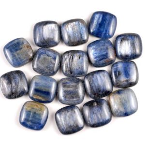 Super Kyanite 18mm Dark Blue Square Cabochon Cab 1 Piece (90183041-C1) | Natural genuine stones & crystals in various shapes & sizes. Buy raw cut, tumbled, or polished gemstones for making jewelry or crystal healing energy vibration raising reiki stones. #crystals #gemstones #crystalhealing #crystalsandgemstones #energyhealing #affiliate #ad