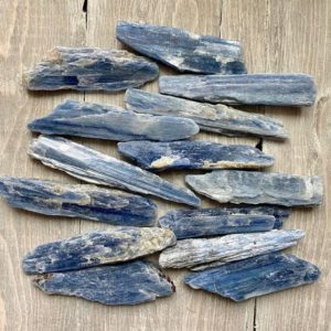 Blue Kyanite Stone Wand | Medium Crystal Gemstone | Natural genuine stones & crystals in various shapes & sizes. Buy raw cut, tumbled, or polished gemstones for making jewelry or crystal healing energy vibration raising reiki stones. #crystals #gemstones #crystalhealing #crystalsandgemstones #energyhealing #affiliate #ad