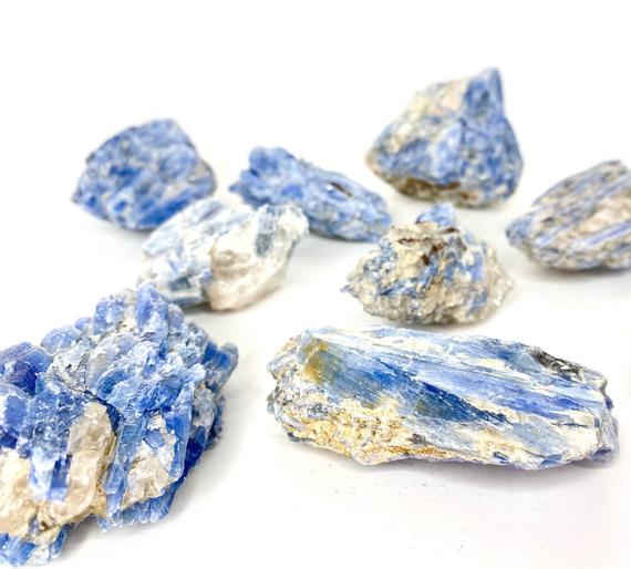 Blue Kyanite Crystal Clusters