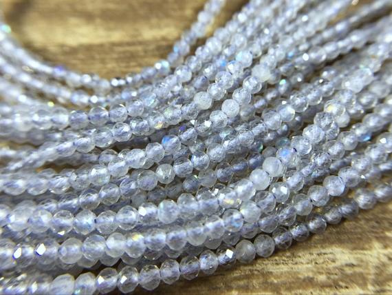 3mm High Flash Labradorite Beads Natural Aaa Micro Faceted Round Labradorite Beads Gemstone Beads Supplies Jewelry Beads 15.5" Full Strand