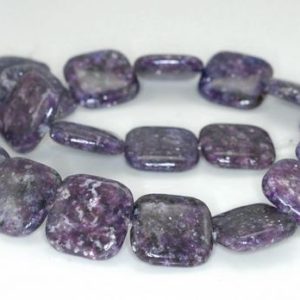 Shop Lepidolite Bead Shapes! 20X20mm Purple Lepidolite Gemstone Grade AA Square Beads 15.5 inch Full Strand BULK LOT 1,2,6,12 and 50 (90189436-704B) | Natural genuine other-shape Lepidolite beads for beading and jewelry making.  #jewelry #beads #beadedjewelry #diyjewelry #jewelrymaking #beadstore #beading #affiliate #ad