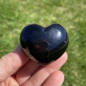 Shop Obsidian Shapes! Black Obsidian Heart (1.5" – 1.75") Black Obsidian Crystal Heart – Healing Crystals – Polished Crystal Heart – Black Obsidian Stone Heart | Natural genuine stones & crystals in various shapes & sizes. Buy raw cut, tumbled, or polished gemstones for making jewelry or crystal healing energy vibration raising reiki stones. #crystals #gemstones #crystalhealing #crystalsandgemstones #energyhealing #affiliate #ad