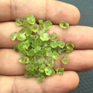 50 Pieces Peridot 2-4 MM Raw, Natural Peridot Gemstone, August Birthstone Peridot Rough , Making Peridot Jewelry Rough, Birthstone Green Raw | Natural genuine stones & crystals in various shapes & sizes. Buy raw cut, tumbled, or polished gemstones for making jewelry or crystal healing energy vibration raising reiki stones. #crystals #gemstones #crystalhealing #crystalsandgemstones #energyhealing #affiliate #ad