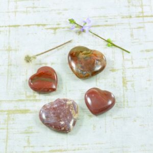 Polished Petrified Wood Heart // Polished Petrified Wood // Crystal Heart // Metaphysical Decor // Madagascar Mineral // Village Silversmith | Natural genuine stones & crystals in various shapes & sizes. Buy raw cut, tumbled, or polished gemstones for making jewelry or crystal healing energy vibration raising reiki stones. #crystals #gemstones #crystalhealing #crystalsandgemstones #energyhealing #affiliate #ad