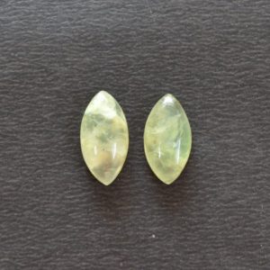 Shop Prehnite Earrings! Prehnite Cabochons, Prehnite Earring Pairs Gemstone, Puffed Marquise Shape Cabochon, 2 Pieces Lot, Gemstone For Jewelry, 12x23mm #AR9953 | Natural genuine Prehnite earrings. Buy crystal jewelry, handmade handcrafted artisan jewelry for women.  Unique handmade gift ideas. #jewelry #beadedearrings #beadedjewelry #gift #shopping #handmadejewelry #fashion #style #product #earrings #affiliate #ad