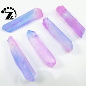 Shop Quartz Chip & Nugget Beads! Crystal Quartz rough point bead,nugget bead,spike shape,diy bead,top drilled bead,5 pcs,Color for choice | Natural genuine chip Quartz beads for beading and jewelry making.  #jewelry #beads #beadedjewelry #diyjewelry #jewelrymaking #beadstore #beading #affiliate #ad
