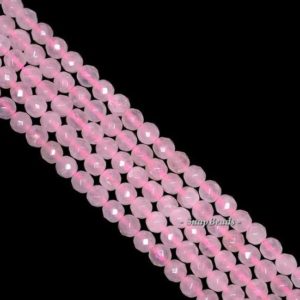 Shop Rose Quartz Faceted Beads! 2mm Rose Quartz Gemstone Micro Faceted Round 2mm Loose Beads 15.5 inch Full Strand (90181585-107-2g) | Natural genuine faceted Rose Quartz beads for beading and jewelry making.  #jewelry #beads #beadedjewelry #diyjewelry #jewelrymaking #beadstore #beading #affiliate #ad