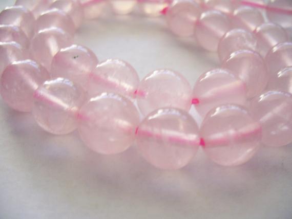 Rose Quartz Beads Round 10mm