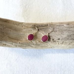 Shop Ruby Earrings! 14K yellow Gold Natural Burma Ruby (3.00 ct) Earrings with High Polish Finish, Appraised 1,875 CAD | Natural genuine Ruby earrings. Buy crystal jewelry, handmade handcrafted artisan jewelry for women.  Unique handmade gift ideas. #jewelry #beadedearrings #beadedjewelry #gift #shopping #handmadejewelry #fashion #style #product #earrings #affiliate #ad