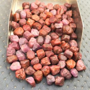 Shop Raw & Rough Ruby Stones! 50 Pieces Raw Natural Red Ruby Gemstone, Size 6-8 MM Genuine Ruby Rough, Red Ruby Crystal Raw, Unpolished Ruby Raw Making Ruby Jewelry Raw | Natural genuine stones & crystals in various shapes & sizes. Buy raw cut, tumbled, or polished gemstones for making jewelry or crystal healing energy vibration raising reiki stones. #crystals #gemstones #crystalhealing #crystalsandgemstones #energyhealing #affiliate #ad