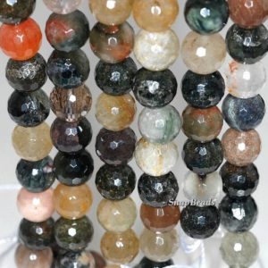 Shop Rutilated Quartz Faceted Beads! 10mm Mix Rutilated Quartz Gemstone Faceted Round Loose Beads 7.5 inch Half Strand LOT 1,2,6,12 and 50 (90191190-B27-547) | Natural genuine faceted Rutilated Quartz beads for beading and jewelry making.  #jewelry #beads #beadedjewelry #diyjewelry #jewelrymaking #beadstore #beading #affiliate #ad