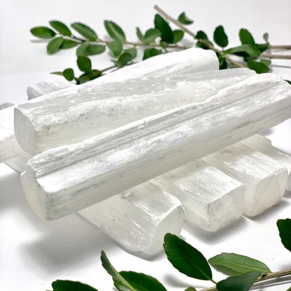 5" Selenite Crystal Wand, Selenite Sticks