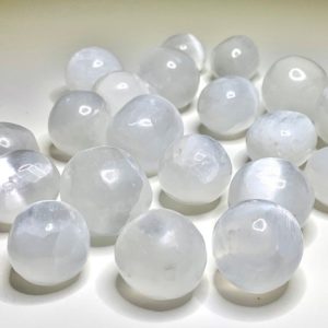 Shop Tumbled Selenite Crystals & Pocket Stones! Tumbled Selenite Stones | Natural genuine stones & crystals in various shapes & sizes. Buy raw cut, tumbled, or polished gemstones for making jewelry or crystal healing energy vibration raising reiki stones. #crystals #gemstones #crystalhealing #crystalsandgemstones #energyhealing #affiliate #ad