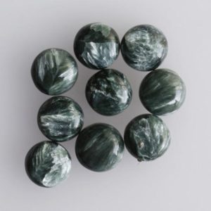 Shop Seraphinite Stones & Crystals! Green Seraphinite Cabochon Gemstone Natural 3 MM To 25 MM Round Shape Flatback Calibrated Loose Gemstones Lot For Earring And Jewelry Making | Natural genuine stones & crystals in various shapes & sizes. Buy raw cut, tumbled, or polished gemstones for making jewelry or crystal healing energy vibration raising reiki stones. #crystals #gemstones #crystalhealing #crystalsandgemstones #energyhealing #affiliate #ad