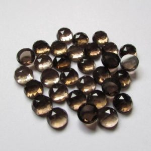 Shop Smoky Quartz Cabochons! 10 pieces 2mm To 8mm Smoky Quartz Rose Cut Round Cabochon, smoky quartz Round Rosecut faceted cabochon, Smoky Quartz Cabochon Round Rose cut | Natural genuine stones & crystals in various shapes & sizes. Buy raw cut, tumbled, or polished gemstones for making jewelry or crystal healing energy vibration raising reiki stones. #crystals #gemstones #crystalhealing #crystalsandgemstones #energyhealing #affiliate #ad