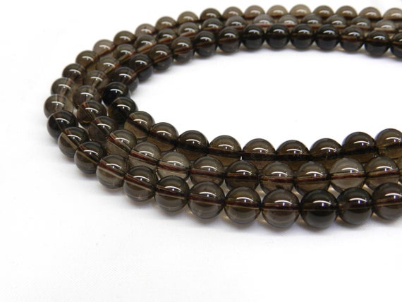 Smoky Quartz, Smoky Quartz Beads, Smokey Quartz Beads, 10mm Beads, 12mm Beads, 10mm Gemstone Beads, 12mm Gemstone Beads, Natural Stone