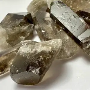 Shop Smoky Quartz Points & Wands! Smoky Quartz Crystal Point | Natural genuine stones & crystals in various shapes & sizes. Buy raw cut, tumbled, or polished gemstones for making jewelry or crystal healing energy vibration raising reiki stones. #crystals #gemstones #crystalhealing #crystalsandgemstones #energyhealing #affiliate #ad