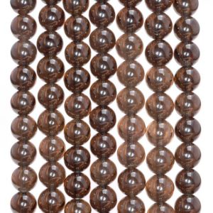 Shop Smoky Quartz Round Beads! 4MM Natural Clear Dark Smoky Quartz Gemstone Grade AAA Round Loose Beads 15.5 inch Full Strand (80003796-B94) | Natural genuine round Smoky Quartz beads for beading and jewelry making.  #jewelry #beads #beadedjewelry #diyjewelry #jewelrymaking #beadstore #beading #affiliate #ad