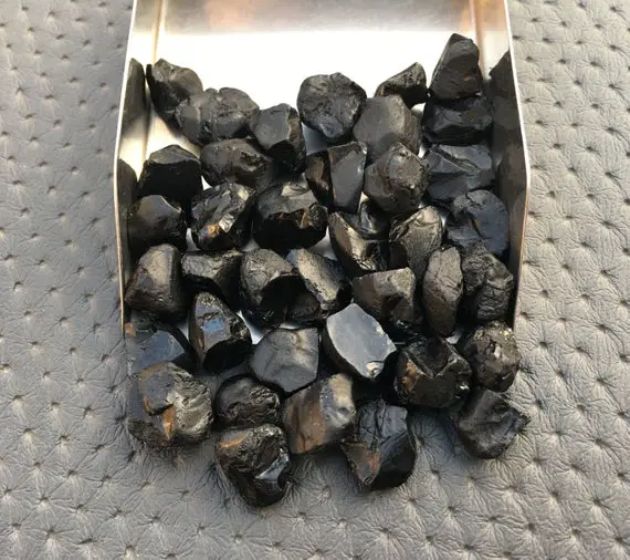 10 Pieces Loose Gemstone Size 12-14 Mm Spinel Rough,untreated Natural Black Spinel Gemstone,genuine Black Stone Rough,random Raw Crystal
